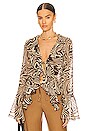 view 1 of 4 Valena Top in Zebra Print