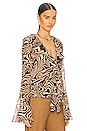 view 2 of 4 Valena Top in Zebra Print