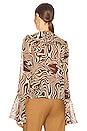 view 3 of 4 Valena Top in Zebra Print