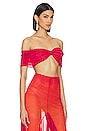 view 2 of 4 Nadee Top in Ombre Fuchsia Multi
