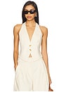 view 1 of 4 Lido Vest in Ivory
