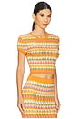 view 2 of 5 Quartz Knit Top in Rainbow Multi