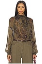 view 1 of 4 Zenia Top in Jade Camo