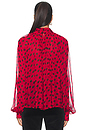 view 3 of 4 Zenia Top in Black Red