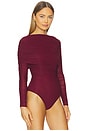 view 3 of 5 Zarina Bodysuit in Port