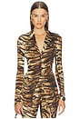 view 1 of 5 Zena Top in Tigers Eye