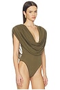view 3 of 5 Cindi Bodysuit in Burnt Olive