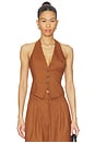 view 1 of 5 Lido Vest in Rust