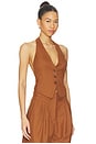 view 2 of 5 Lido Vest in Rust