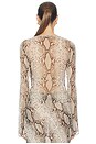 view 3 of 4 Klaire Top in Snake Print Natural Multi