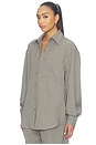 view 2 of 5 Niall Top in Grey Stripe