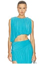 view 1 of 4 Chelly Top in Turquoise