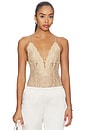 view 1 of 5 Terry Bodysuit in Champagne
