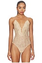 view 2 of 5 Terry Bodysuit in Champagne