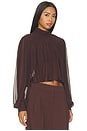 view 2 of 4 Aerin Top in Chocolate