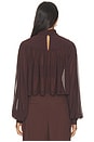 view 4 of 4 Aerin Top in Chocolate