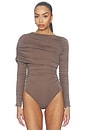 view 2 of 6 Zarina Bodysuit in Lentil