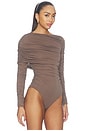 view 4 of 6 Zarina Bodysuit in Lentil