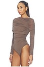 view 5 of 6 Zarina Bodysuit in Lentil