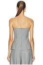 view 4 of 4 Nessa Top in Light Grey