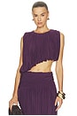 view 1 of 4 Chelly Top in Dark Plum