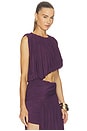 view 2 of 4 Chelly Top in Dark Plum
