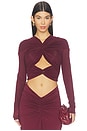 view 1 of 4 Bebe Top in Truffle