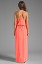 view 4 of 5 Gemma T Back Gown in Coral