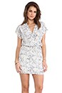 view 1 of 5 Rica Wrap Dress in Blue Champagne