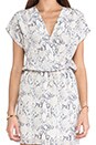 view 5 of 5 Rica Wrap Dress in Blue Champagne