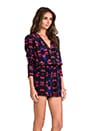 view 3 of 6 Lenoir Wrap Romper in Arrow