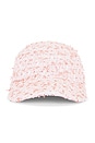 view 2 of 3 Tweed Baseball Cap in Pink