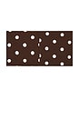 view 2 of 2 Headband in Brown Polka Dots