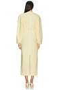 view 3 of 4 Keyhole Maxi Dress in White & Yellow