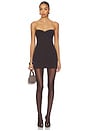 view 1 of 3 x REVOLVE Abito Strapless Mini Dress in Brown