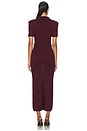 view 3 of 5 ROBE MAXI in Bordeaux