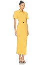 view 2 of 4 Jersey Polo Dress in Mustard