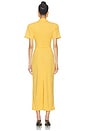 view 4 of 4 Jersey Polo Dress in Mustard
