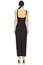view 3 of 3 Sleeveless Maxi Dress in Black & White