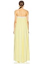 view 3 of 4 Strapless Maxi Dress in Yellow