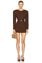 view 1 of 3 MINI CARDIGÃ in Brown