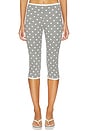 view 1 of 6 x REVOLVE Polka Dots Capri Pants in Grey Polka Dots
