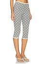 view 2 of 6 x REVOLVE Polka Dots Capri Pants in Grey Polka Dots
