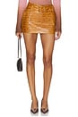 view 1 of 6 Belted Mini Skirt in Mustard