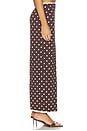 view 3 of 6 Polka Dots Long Skirt in Brown Polka Dots