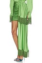 view 4 of 6 Fringe Drape Mini Skirt in Green