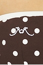 view 5 of 5 Polka Dots Bustier Mini Jumpsuit in Brown Polka Dots