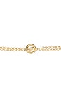 view 3 of 3 The Puffy Initial Necklace in Shiny Gold