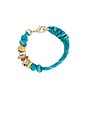 view 2 of 3 Happy Cord Bracelet in Turquoise