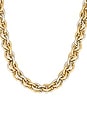view 2 of 2 Lush Link Necklace in Shiny Gold & Dark Silver
